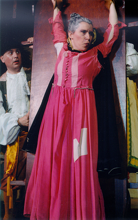 Sam in The Gondoliers 1998, with Amanda Lobaugh — 'Inez'