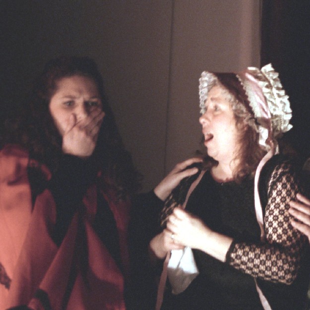 Suzanne in A Gilbert & Sullivan Christmas Carol 2004, with Holly Corcoran — 'Belle'