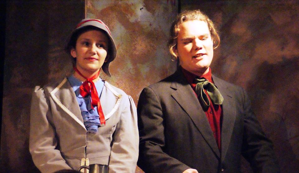 Schuyler in A Gilbert & Sullivan Christmas Carol 2008 — 'Fred Scrooge', with Megan Steron — 'Dora'