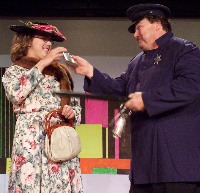 Bob in Hot Mikado 2007, with Forrest Kelley