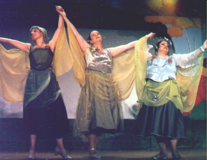 Penny in Iolanthe 2004, with Suzanne Bell, and Laurel Schneiderman