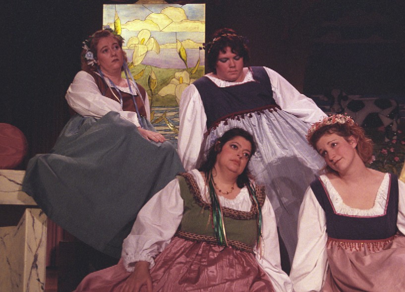 Laurel in Patience 2003, with Tania Ring, Ginette Richard, and Kim McDonald