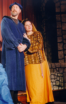 Paula in Princess Ida 1997, with Terry Benedict
