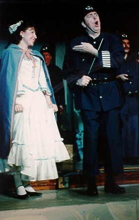 David in The Pirates of Penzance 1994 — 'Sergeant', with Susanna Adams — 'Mabel'