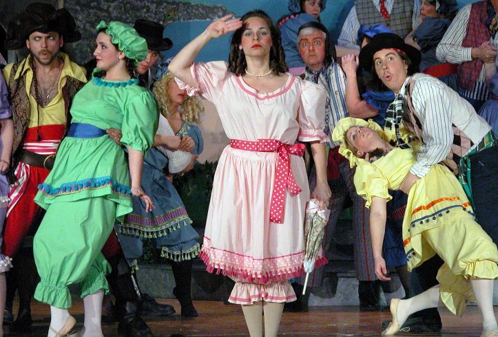 Chris in The Pirates of Penzance 2006 — 'Samuel', with Kurt Griffen — 'Pirate King', Rachel Pasternak — 'Isabel', Jennifer Gliere — 'Mabel', David Raymond, and Megan Rast — 'Edith'