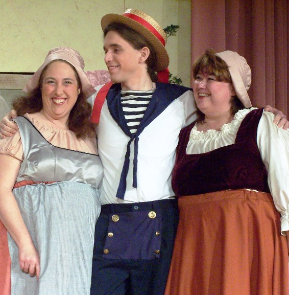Suzanne in Ruddigore 2006, with Stephen Naum and Julia Ferreira