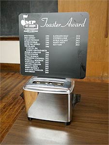 Photo of Toaster Award